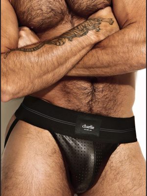Pro Jockstrap - PERFORATED LEATHER